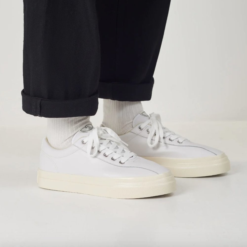 NWT Stepney Workers Club Dellow Leather White